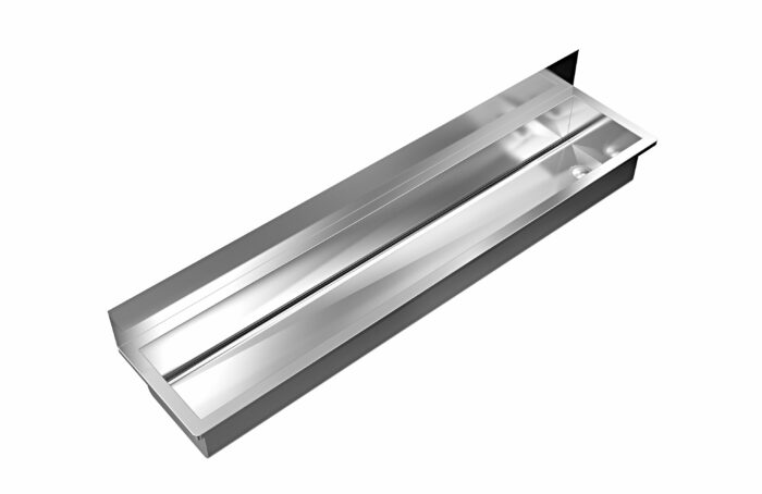 Wash Trough Wall Hung SS 1800